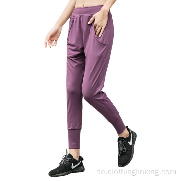 High Waist Yoga Workout Lässige, lockere Hose